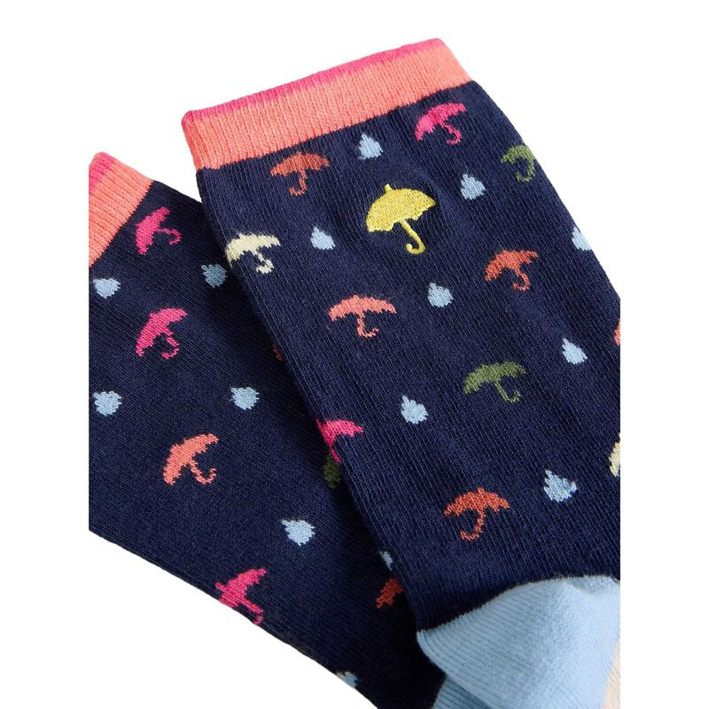 White Stuff Embroidered Ankle Sock image number 0